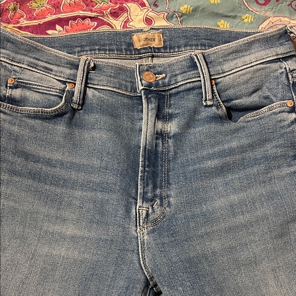 MOTHER Classic Blue Skinny Jeans - Picture 3 of 4